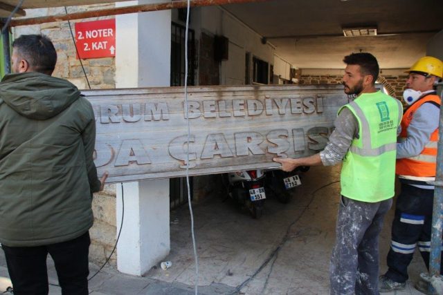 BODRUM GIDA ÇARŞISI'NDA ÇALIŞMALAR HIZ KAZANDI (2)