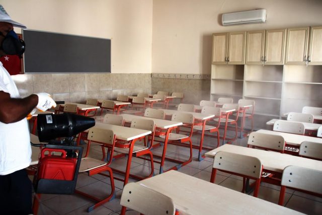 bodrum belediyesi sınav salonu dezenfeksiyon